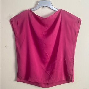 VINCE Elegant Pink Women's Top 95% silk Sz.XS.